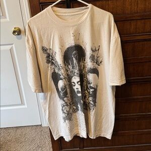 Graphic Short Sleeve Tee - Cream